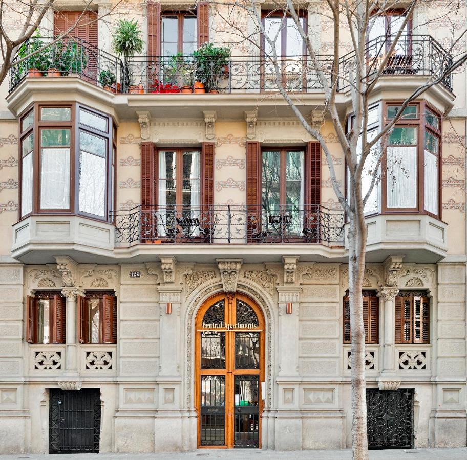 Central Apartments Barcelona Exteriör bild